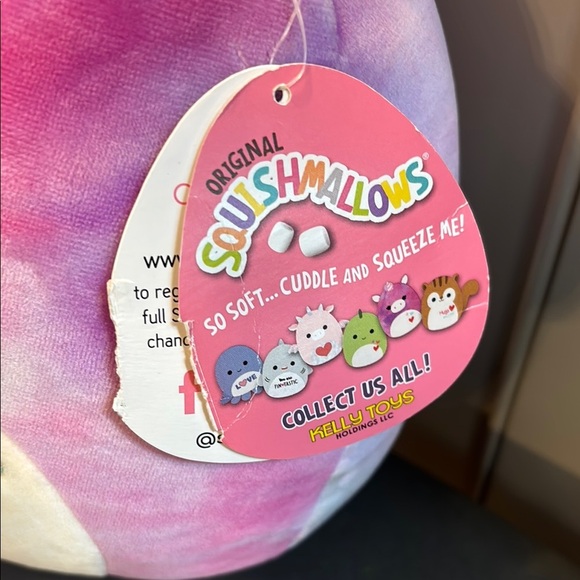 Squishmallows Pink Edden Unicorn Plush - Picture 2 of 5